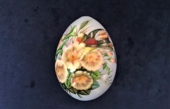 Антикварное фарфоровое пасхальное яйцо Императорский фарфоровый завод купить